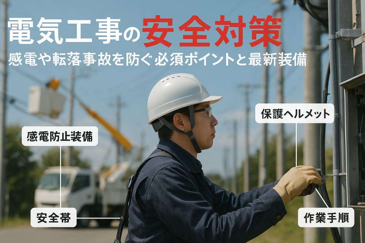 電気工事の安全対策を徹底解説｜感電や転落事故を防ぐ現場の必須ポイントと最新装備
