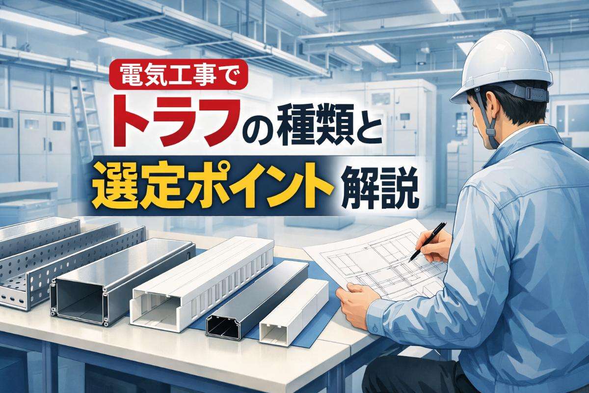 電気工事でトラフの種類と選定ポイント解説｜性能比較・施工方法なども紹介
