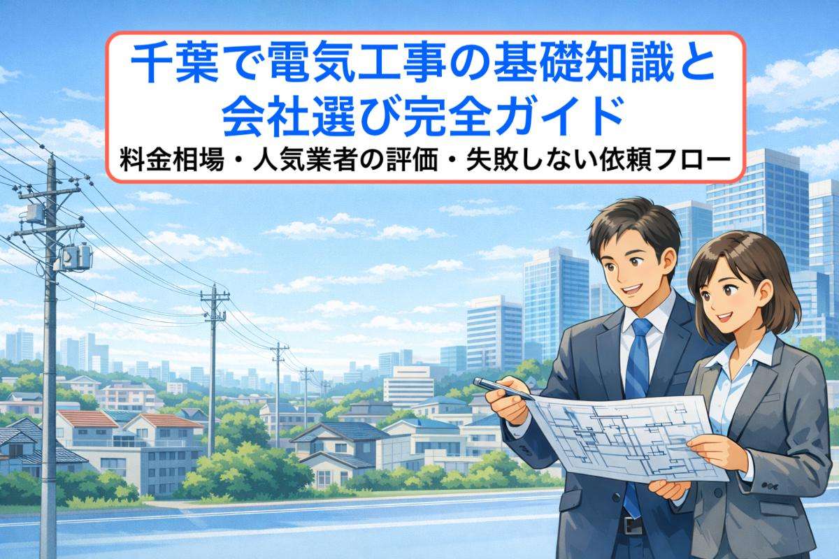千葉で電気工事の基礎知識と会社選び完全ガイド｜料金相場・人気業者の評価・失敗しない依頼フロー